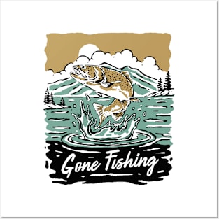 Gone Fishing Posters and Art